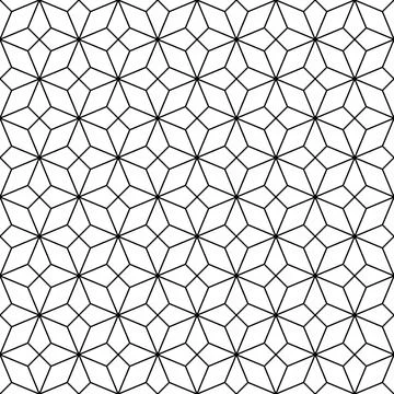 Geometric Triangle Linear Pattern Vector Illustrazione stock