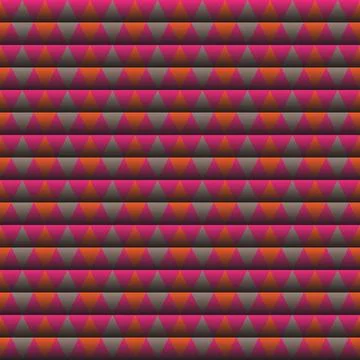 Geometric Triangle Mosaic Pattern for Modern Textile Printing イラスト素材