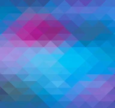 Geometric Triangle neon background pattern Stock Illustration