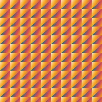 Geometric Triangle Pattern Background with Gradient Orange and Purple Color.. Stock Illustration