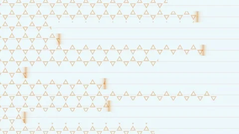 Geometric Triangle Pattern Background Seamless Loop Stock Footage 342379594