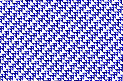 Geometric triangle pattern blue white abstract repeating background Stock Illustration