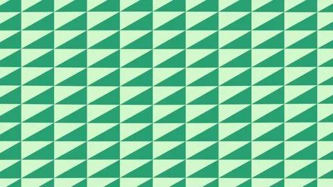 Geometric Triangle Pattern in Green Tones Video stock 331770466