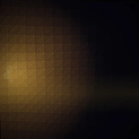 Geometric Triangle Pattern Illuminated by Warm Light, Abstract Background Stock Footage 347809873