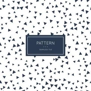 Geometric triangle pattern Illustrazione stock