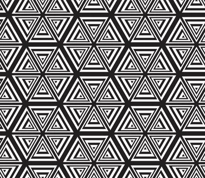 Geometric Triangle Pattern Illustrazione stock