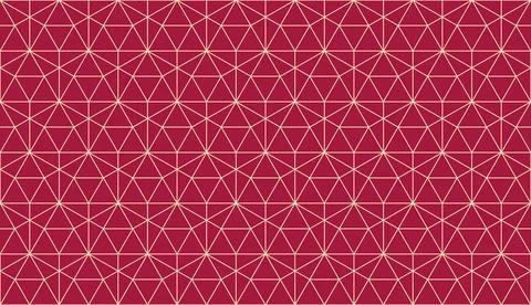 Geometric triangle pattern mosaic or hexagon grid lines vector illustration 스톡 일러스트