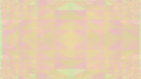 Geometric Triangle Pattern in Pastel Colors Video stock 331770509