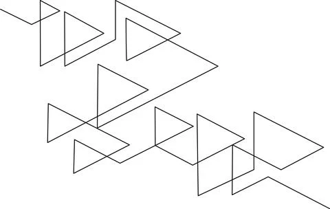 Geometric triangle pattern Vector Stock Illustration