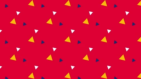 Geometric Triangle Pattern - A Vibrant and Playful Design for Modern Backgr.. Stock Footage 318345845