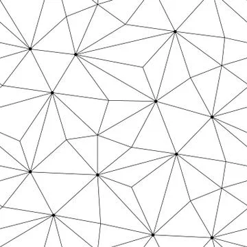 Geometric triangle seamless graphic pattern Stock Illustration