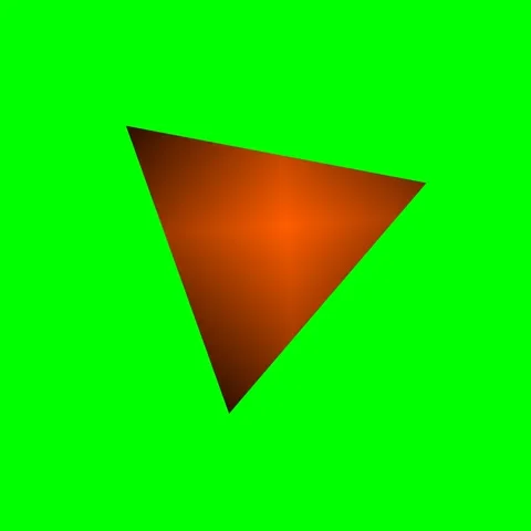 Geometric Triangle Seamless Loop Green Screen 스톡 동영상 347090505