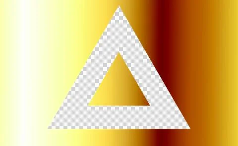 Geometric triangle shape Illustrazione stock