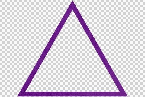 Geometric triangle shape Stock Illustration