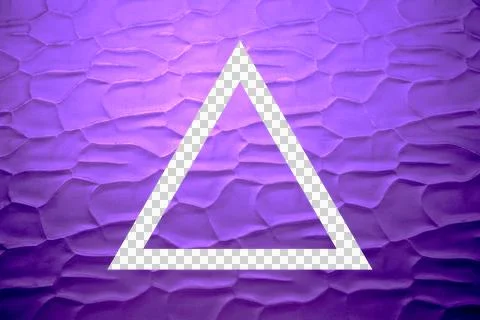 Geometric triangle shape Stock Illustration