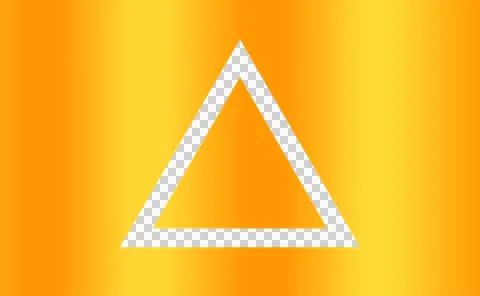 Geometric triangle shape Stockillustratie