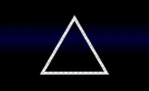 Geometric triangle shape 스톡 일러스트