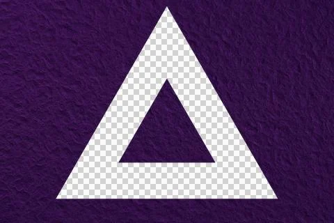 Geometric triangle shape Stock Photos