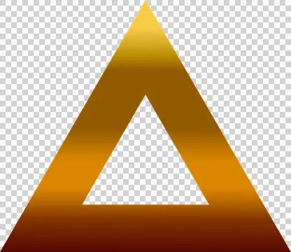 Geometric triangle shape Stock Photos