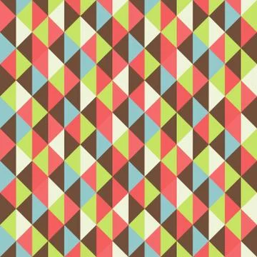 Geometric triangles background. Mosaic Stock Illustration
