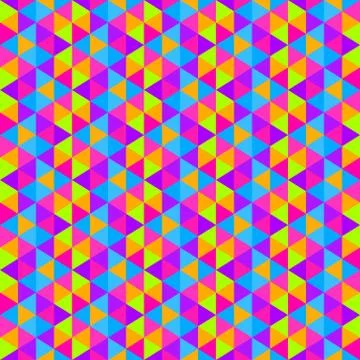 Geometric triangles background. Mosaic Stock Illustration