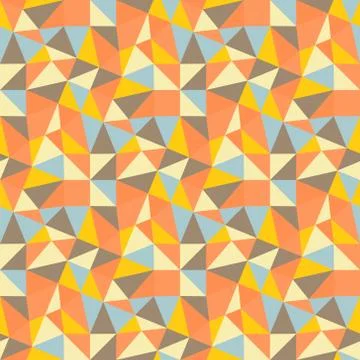 Geometric triangles background. Mosaic Illustrazione stock