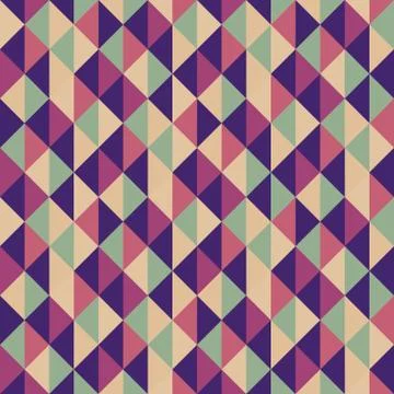 Geometric triangles background. Mosaic Stock Illustration