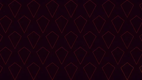 Geometric triangles in dark red pattern on black background Stock Footage 323435805