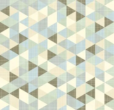 Geometric triangles pattern with stripes Stock Illustration