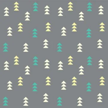 Geometric triangles, seamless pattern Illustrazione stock
