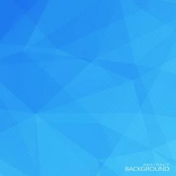 Geometric Triangular Abstract Blue Colors Background. Modern Design Templates Stock Illustration