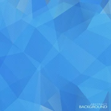Geometric Triangular Abstract Blue Colors Background. Modern Design Templates Stock Illustration