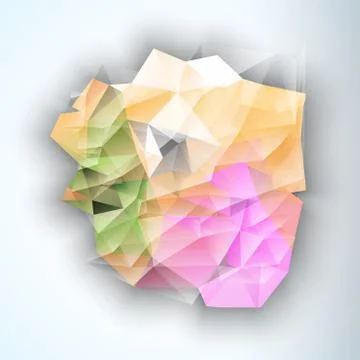 Geometric Triangular Abstract Modern Vector Background. Stockillustratie