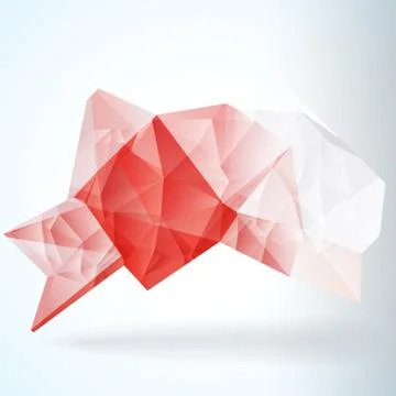 Geometric Triangular Abstract Vector Background. 스톡 일러스트