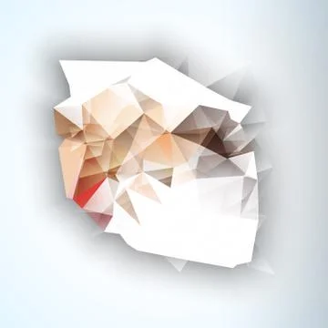 Geometric Triangular Abstract Vector Background. 스톡 일러스트