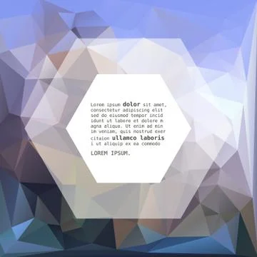 Geometric Triangular Abstract Vector Background. 스톡 일러스트