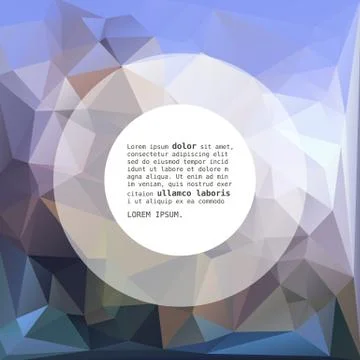 Geometric Triangular Abstract Vector Background. Illustrazione stock