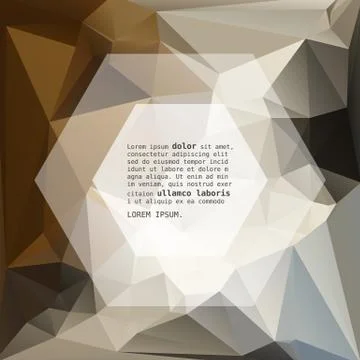 Geometric Triangular Abstract Vector Background. Illustrazione stock