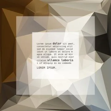 Geometric Triangular Abstract Vector Background. Illustrazione stock