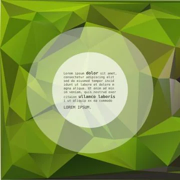 Geometric Triangular Abstract Vector Background. Illustrazione stock