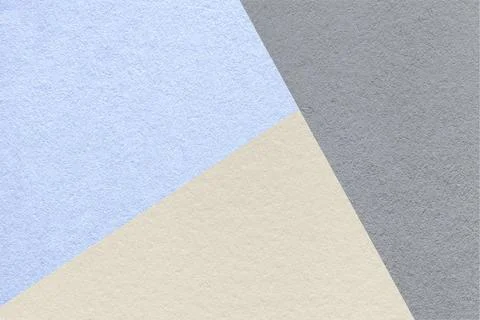 Geometric triangular light blue beige gray textured paper background with cop Stock Illustration