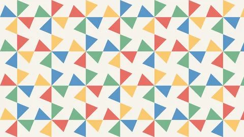 Geometric triangular pattern colorful abstract design vibrant background Stock Illustration