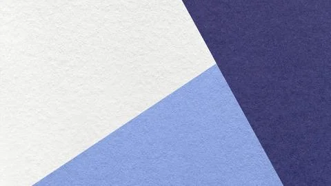 Geometric triangular white, light blue, dark indigo textured paper background Stock Illustration