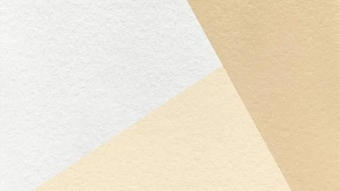 Geometric triangular white, light cream, beige textured paper background wi.. Stock Photos