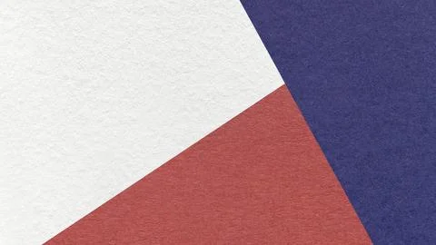 Geometric triangular white, maroon, dark blue textured paper background wit.. Stock Photos
