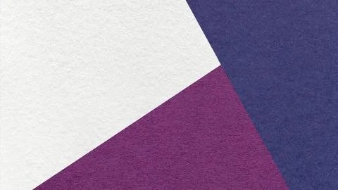 Geometric triangular white, purple, dark blue textured paper background with  写真素材