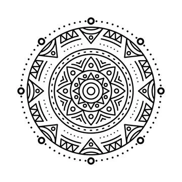 Geometric Tribal 스톡 일러스트