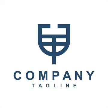 Geometric TU, UT, ITU initials company logo Illustrazione stock