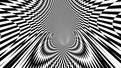 Geometric tunnel. Video stock 312836972