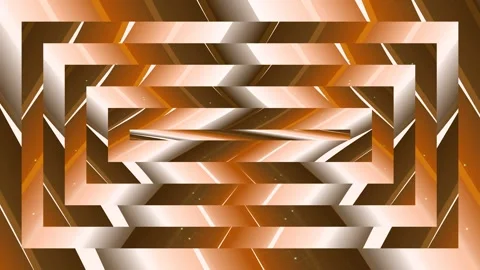 Geometric Tunnel with Multi Layered Cyber Circuit Technology Movement Vídeo Stock 335191054
